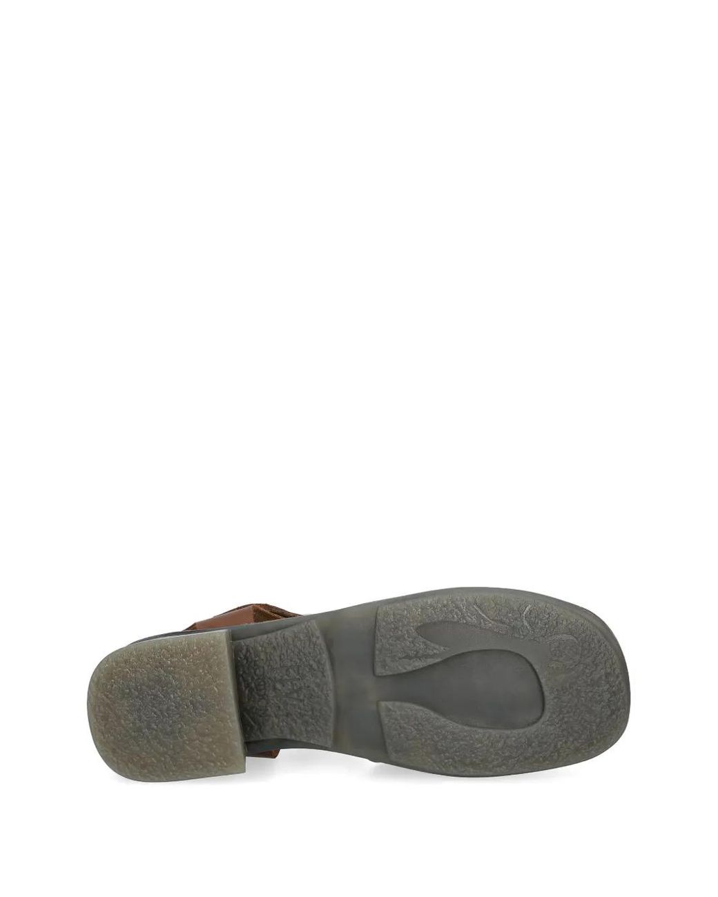 Fly London Brown Buckle-Fastening Cut-Out Sandals