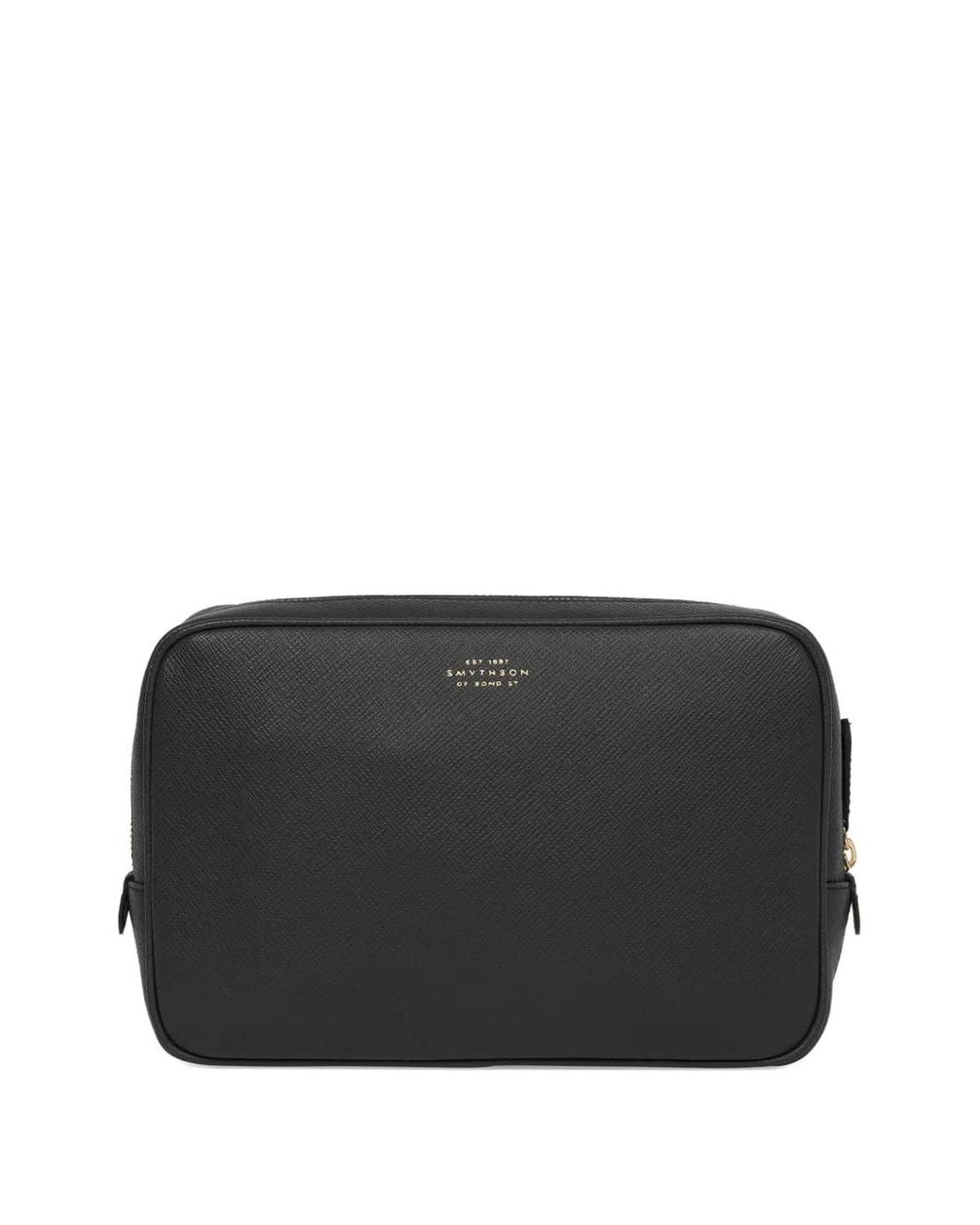 Smythson Black Organiser Tech Pouch