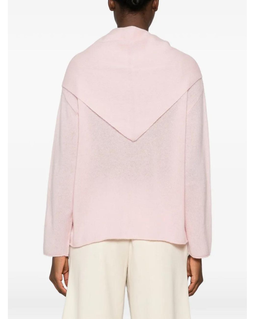IVORY PARIS White Tie-Detail Sweater