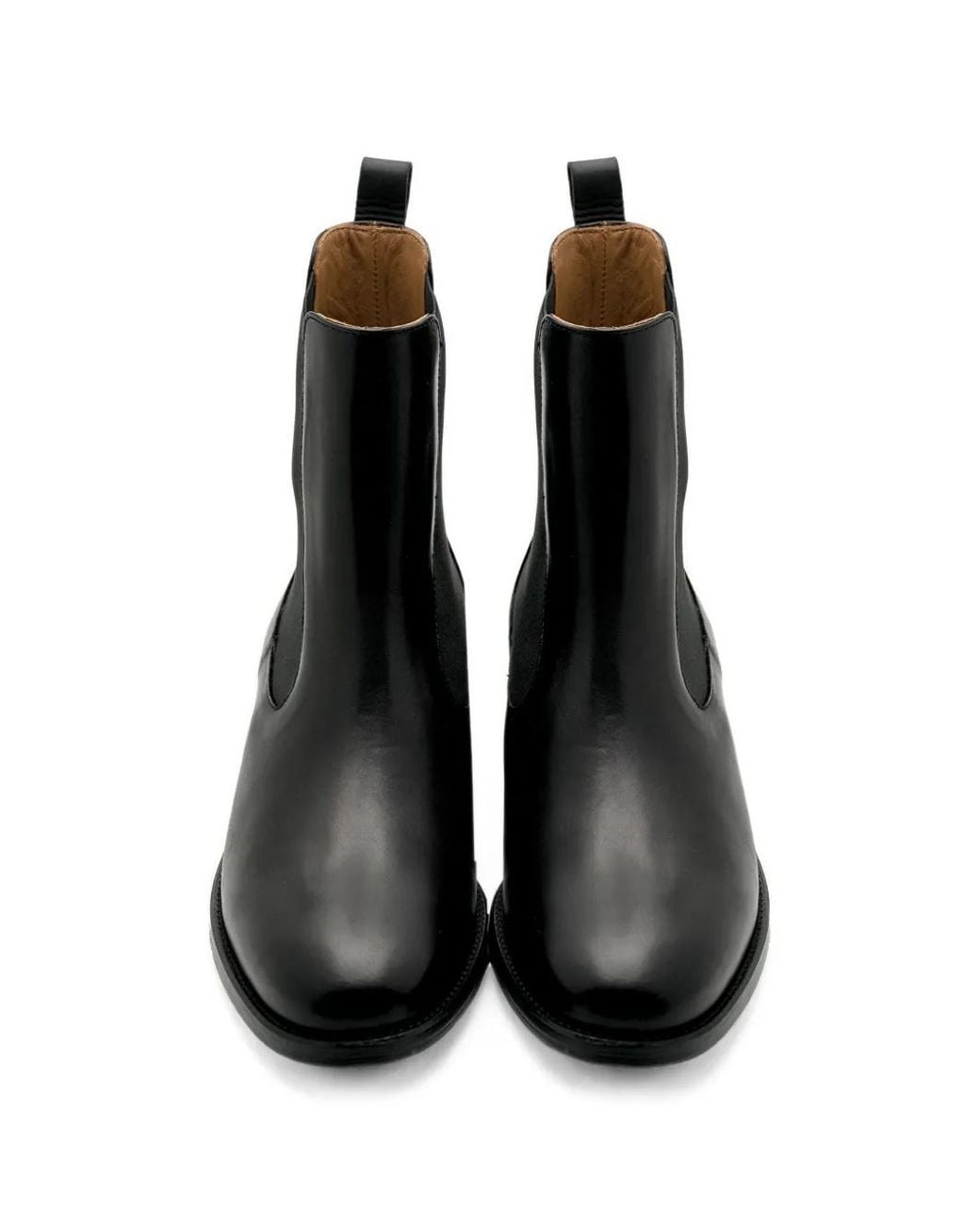 Lottusse Black Pina Leather Chelsea Boots