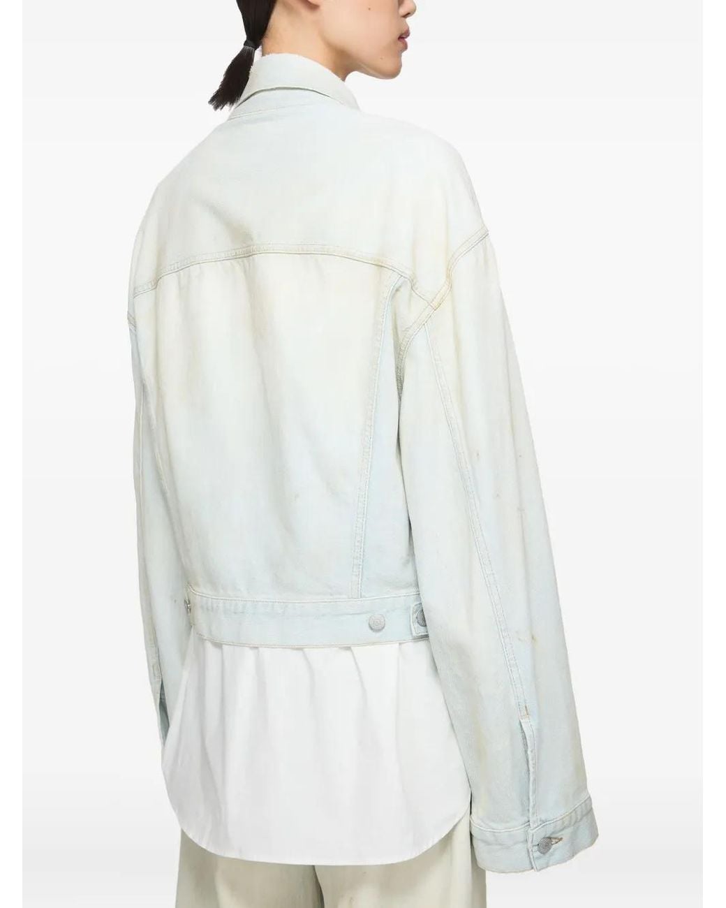 Acne White Denim Jacket