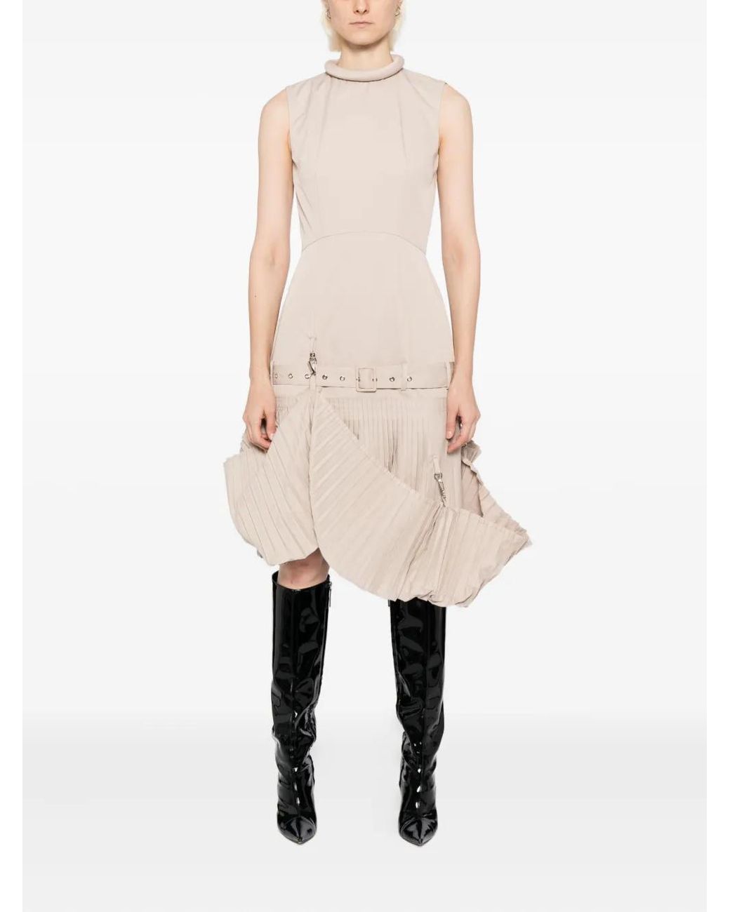 ROKH Natural Overturn Dress