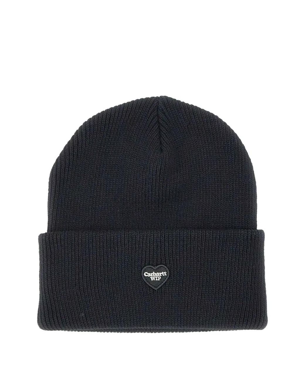 Carhartt Blue Small Heart Beanie for men