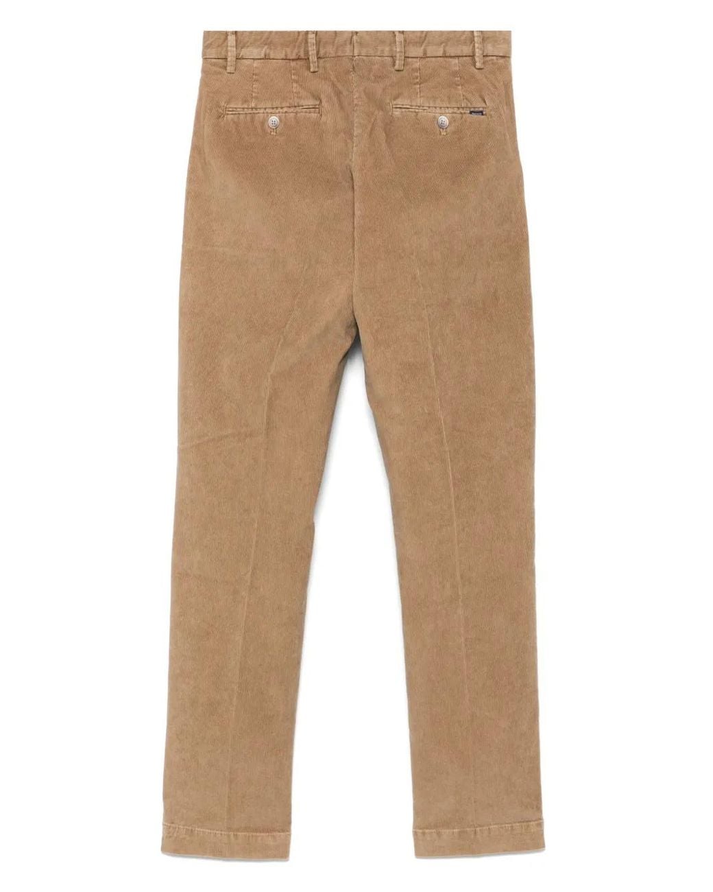 Hackett Natural Logo-Patch Trousers for men