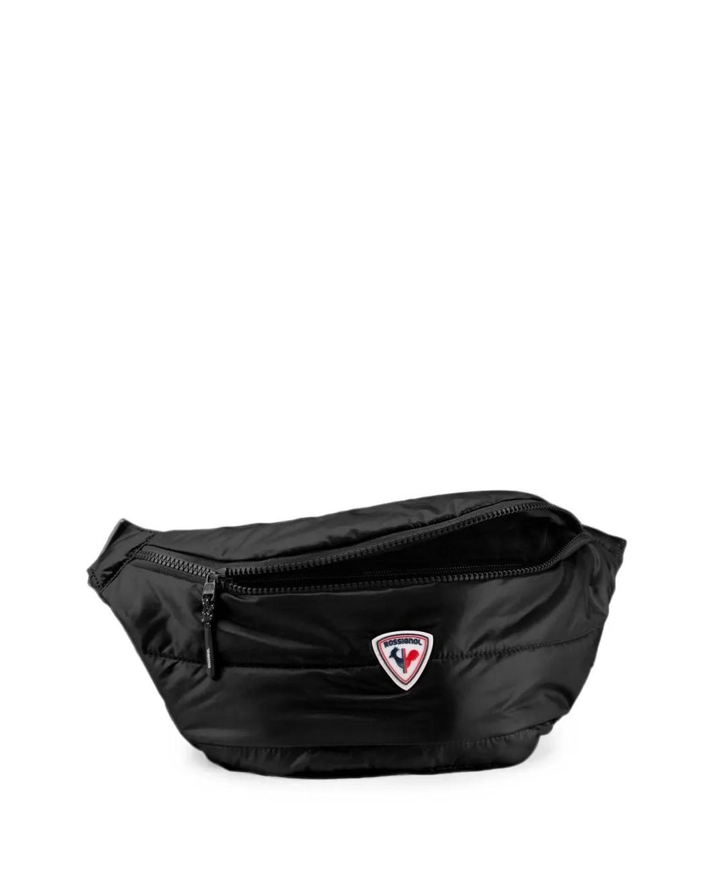 Rossignol Black Quilted Logo-Patch Belt Bag