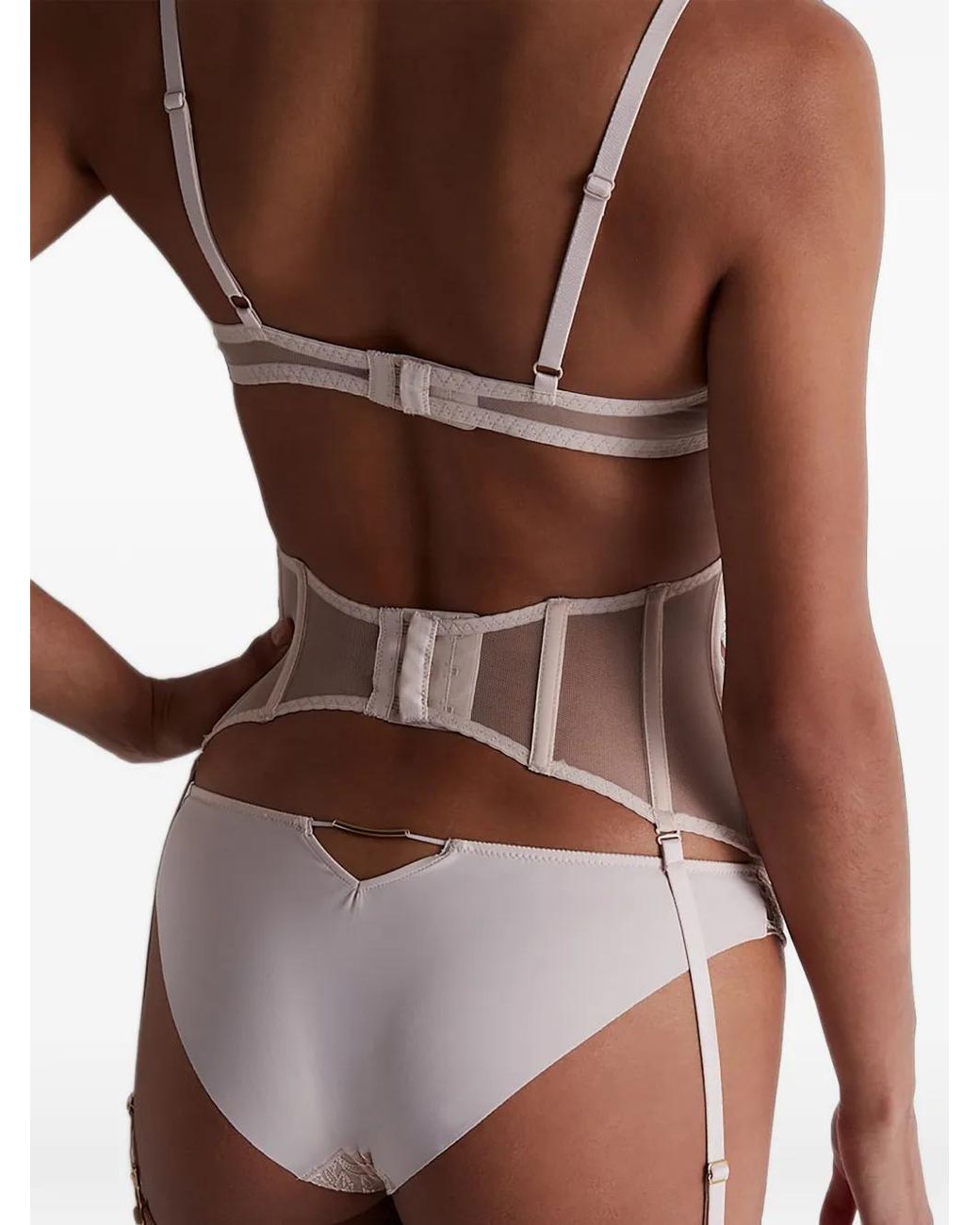 Aubade Natural Into The Groove Suspender Belt
