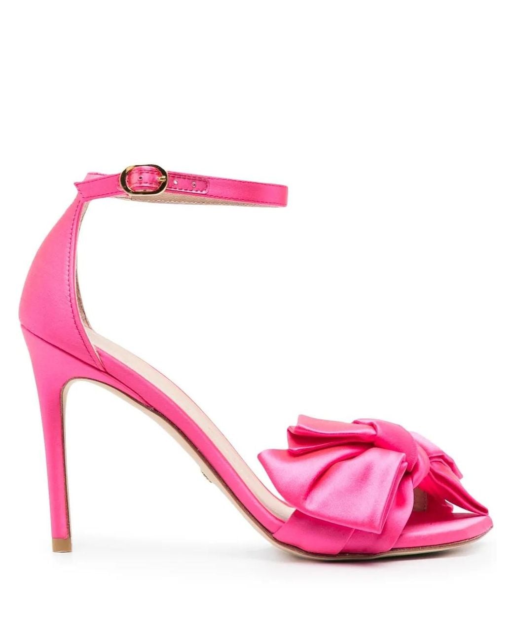 Stuart Weitzman Pink 110Mm Leather Sandals