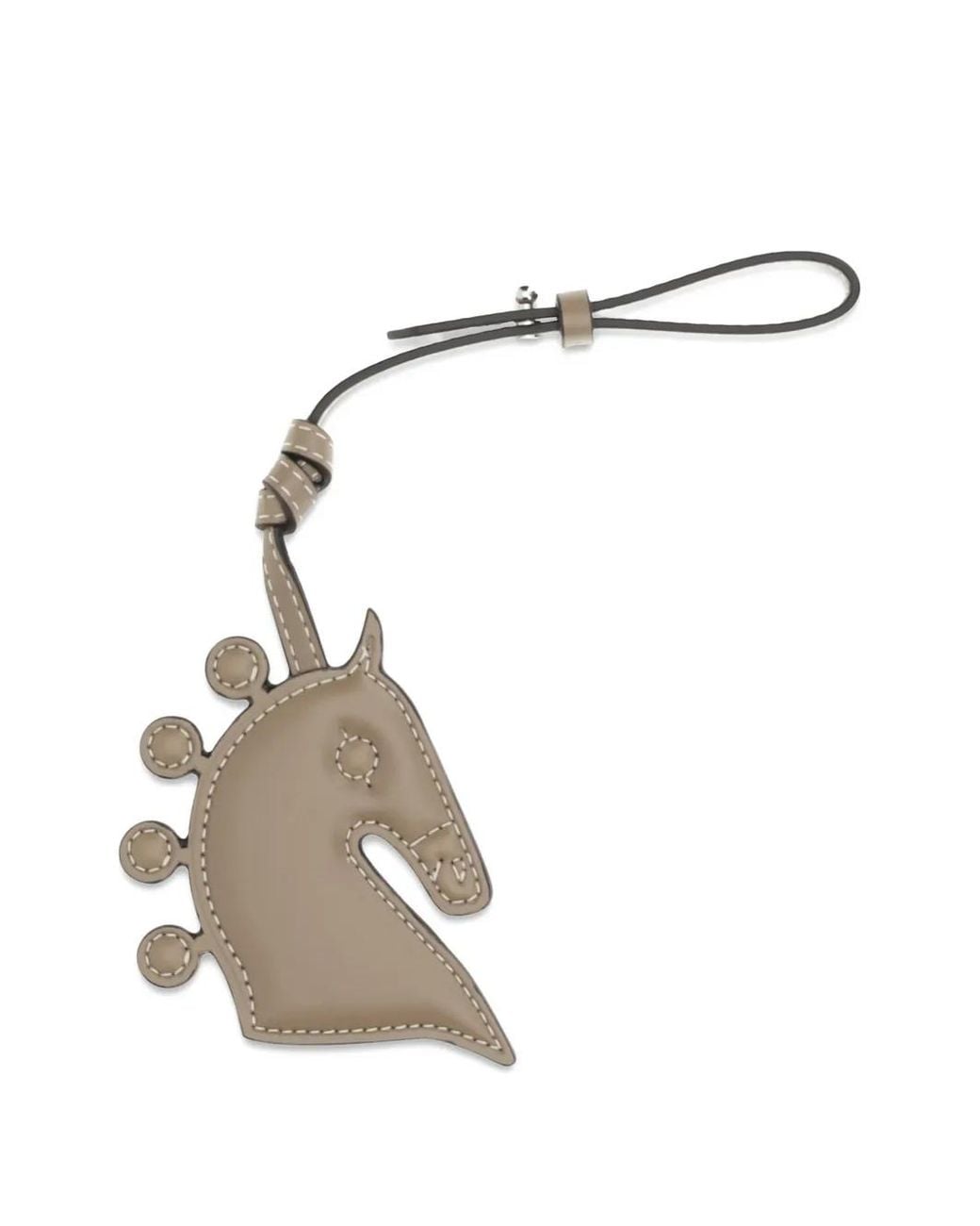 Max Mara Metallic Unicorn Leather Keyring