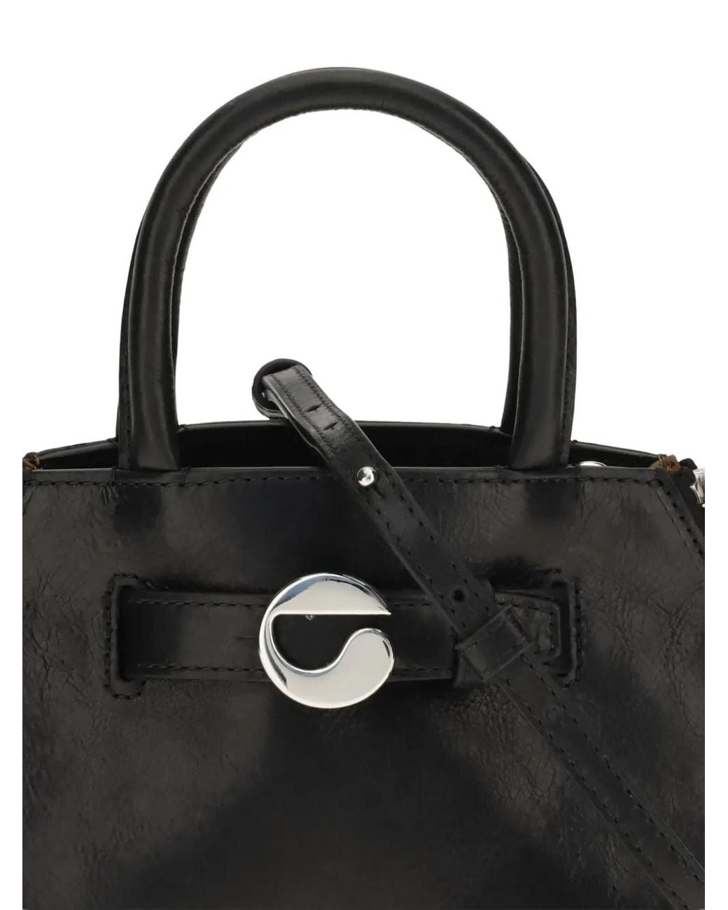 Coperni Black Mini Data Bag Tote