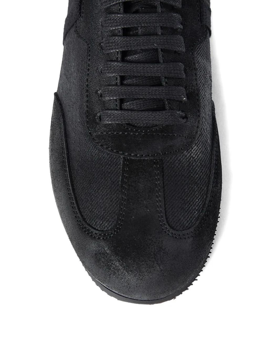 Ann Demeulemeester Black Siru Soft Denim Sneakers