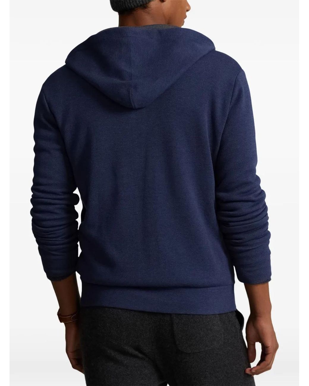 Polo Ralph Lauren Blue Zip-Up Hoodie for men