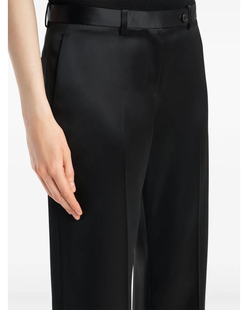 Khaite Black Hunter Trousers