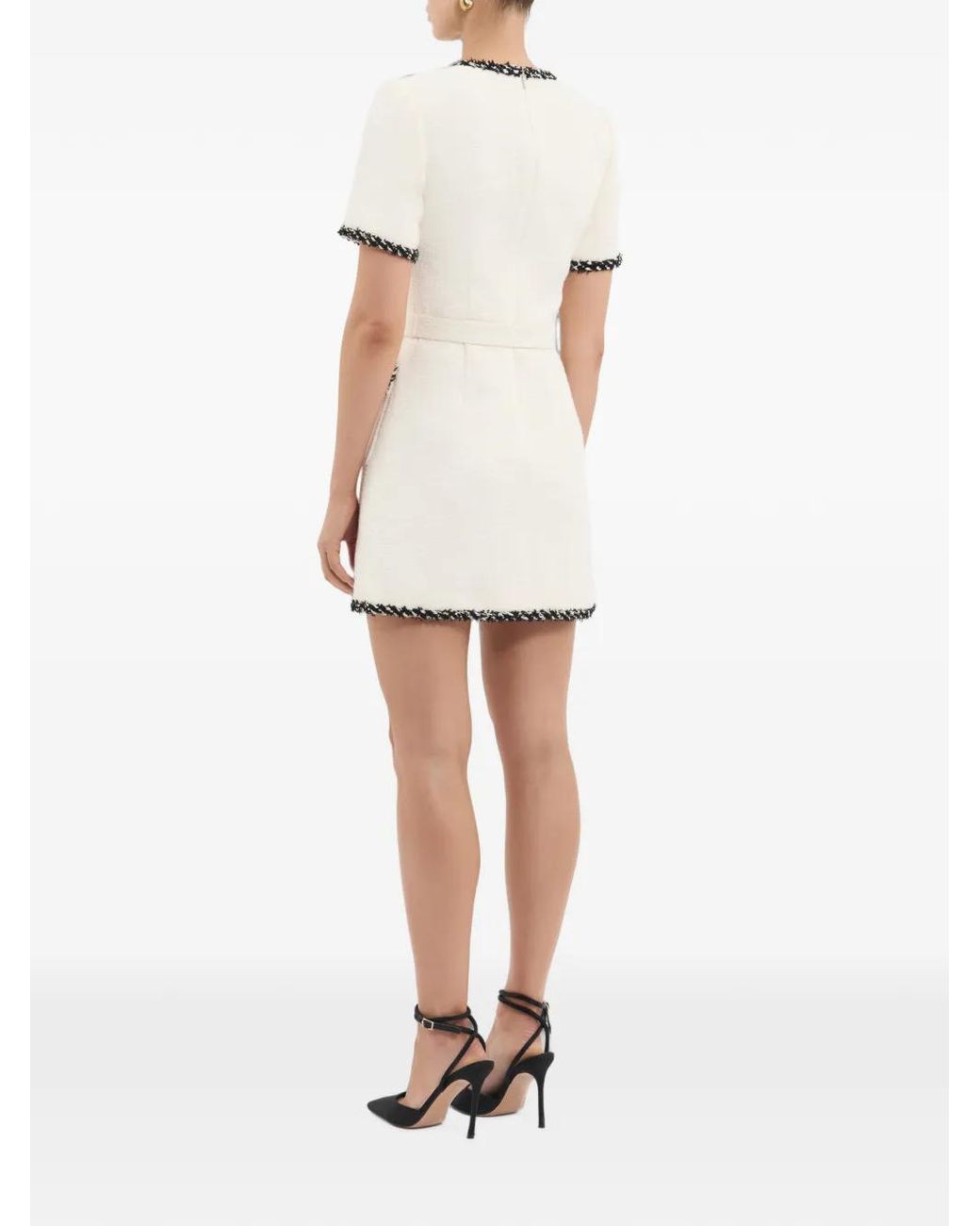 Rebecca Vallance White Jacquie Mini Dress