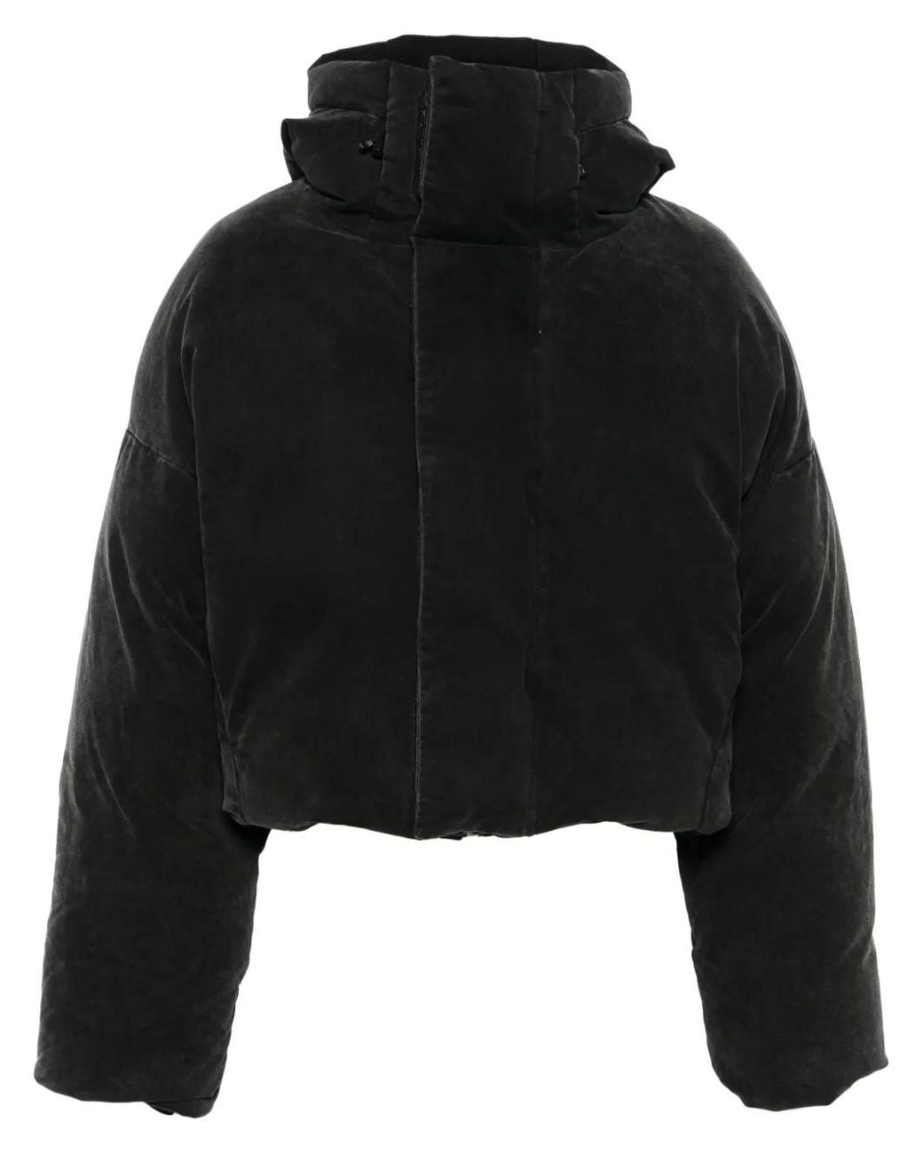 Entire studios Black Hooded Puffer Jacket