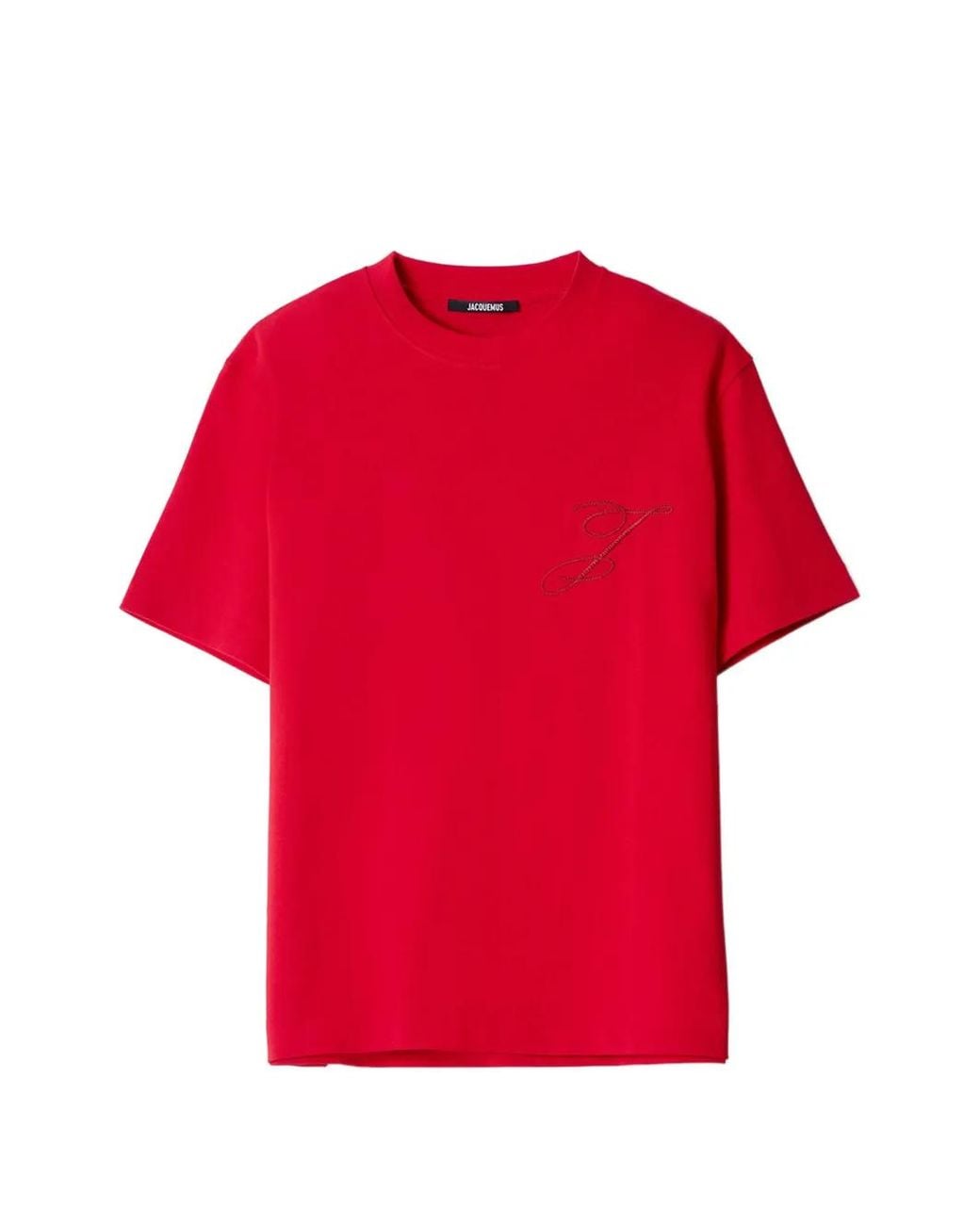 Jacquemus Red The Logo T-Shirt
