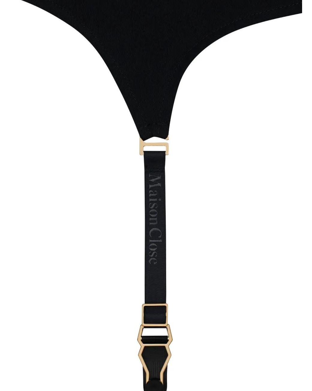 Maison Close Black Chemise À Porte-Jarretelle Et Dentelle