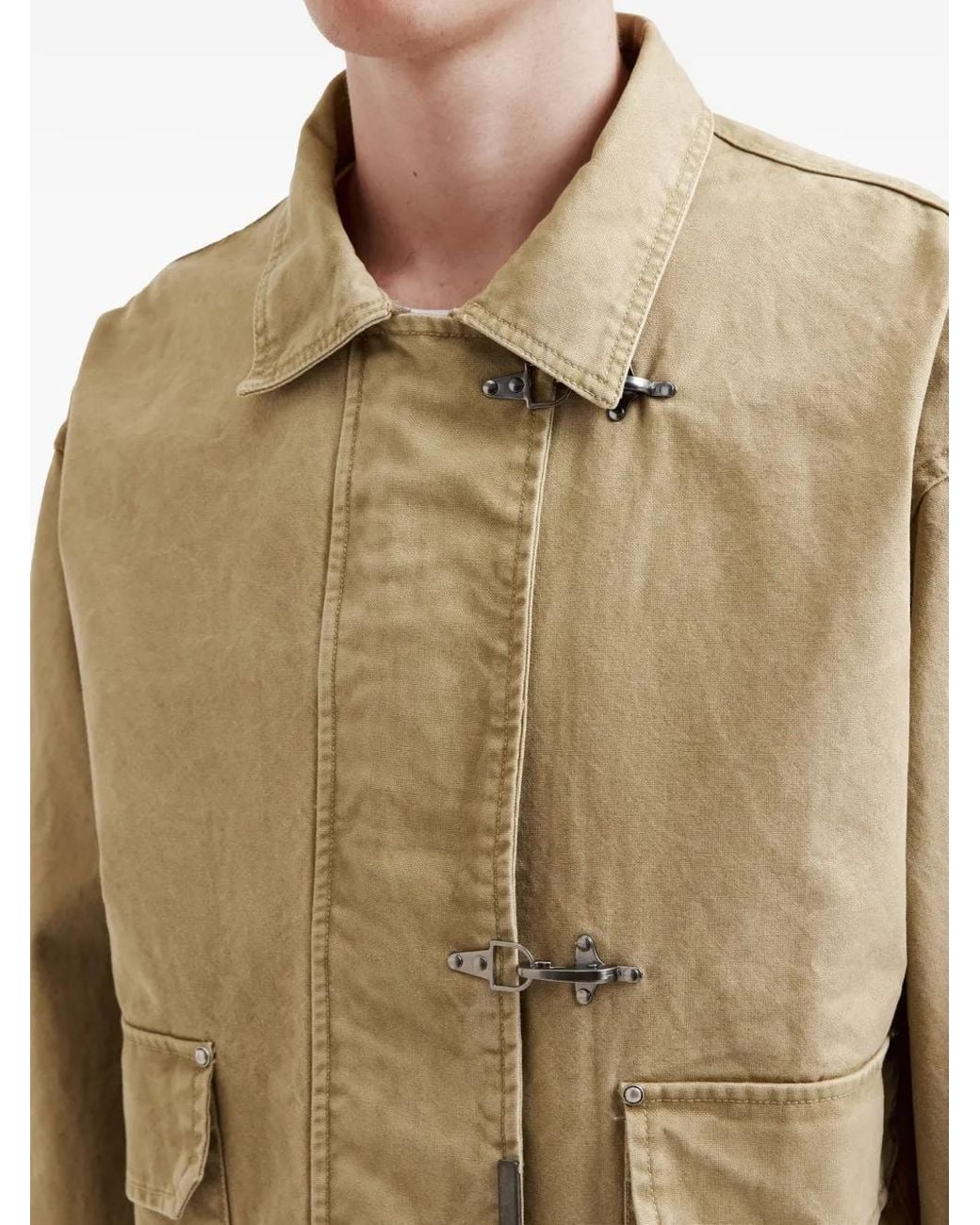 Giacca Con Tasche di FIVE CM in Natural da Uomo
