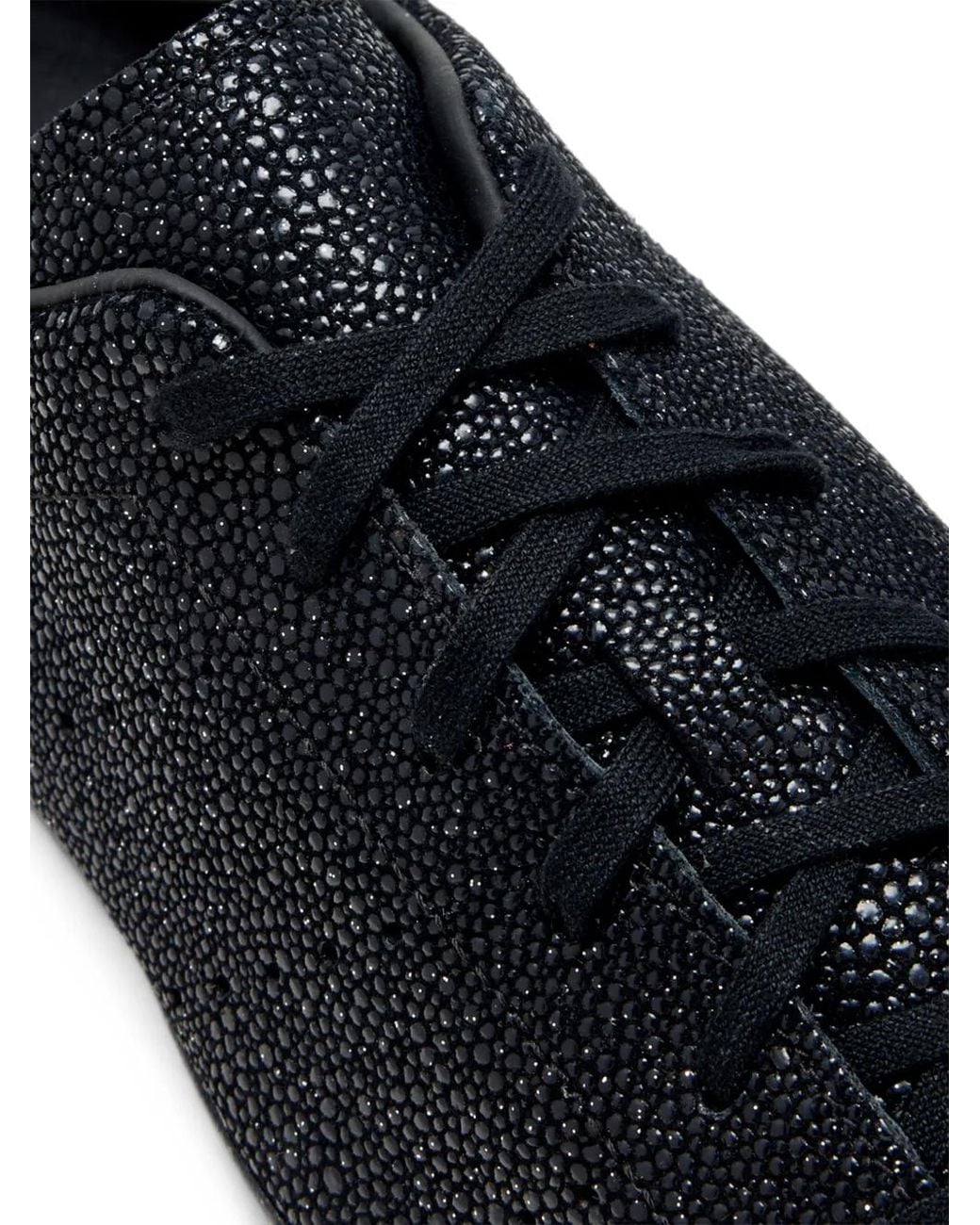 Adidas Black Stan Smith Lo Pro Sneakers