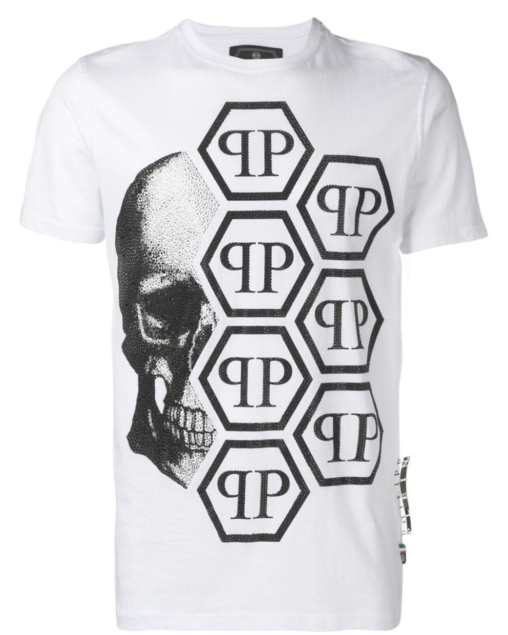 philipp plein skull t shirt white