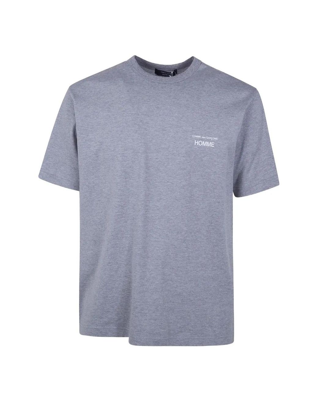 Comme des Garçons Blue Logo-Print T-Shirt for men