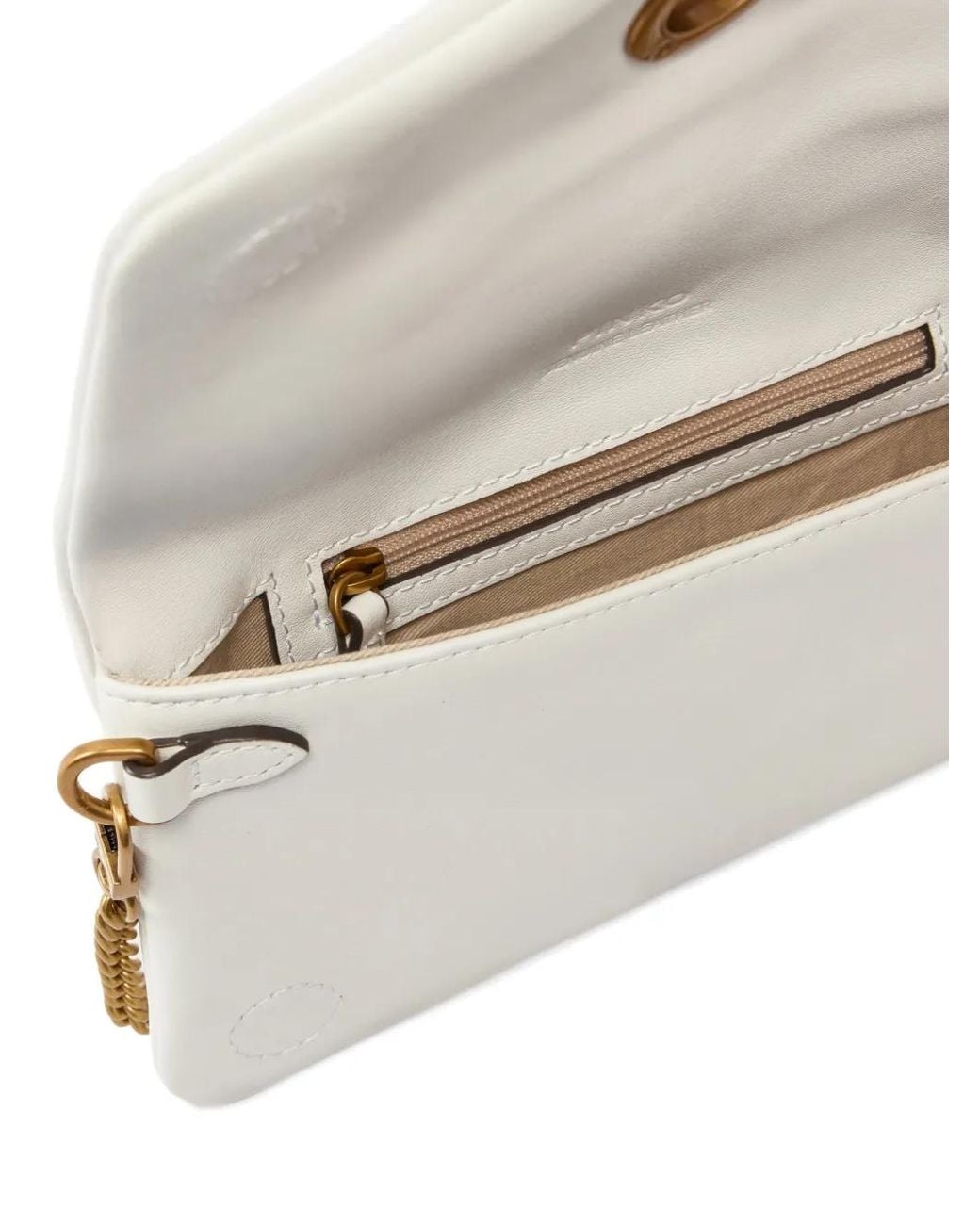 Pinko Natural Love Click Soft Horizontal Mini Clutch