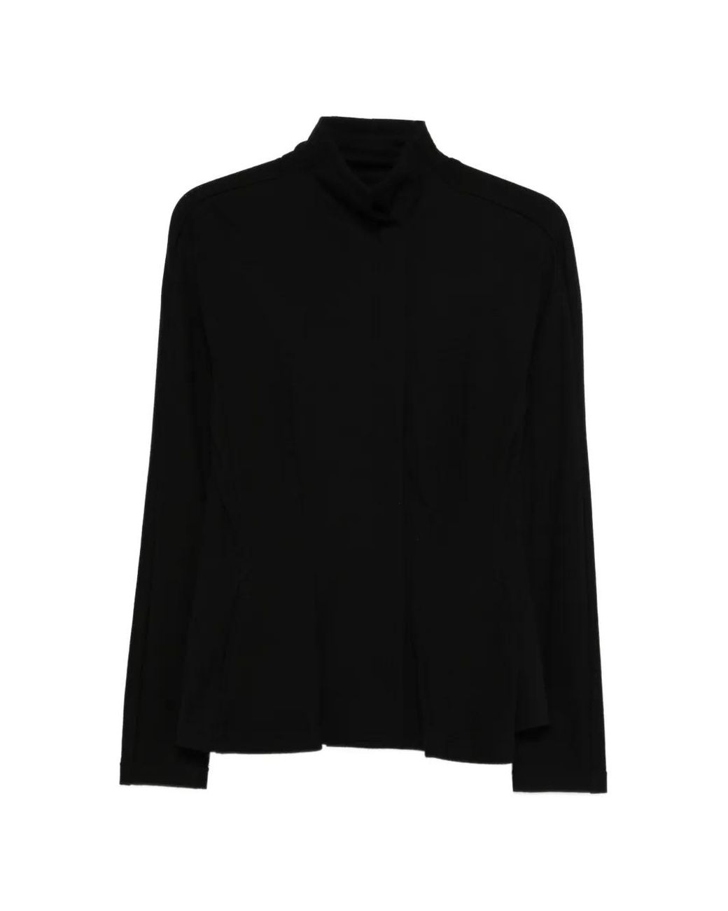 Yohji Yamamoto Black Roll-Neck Sweater