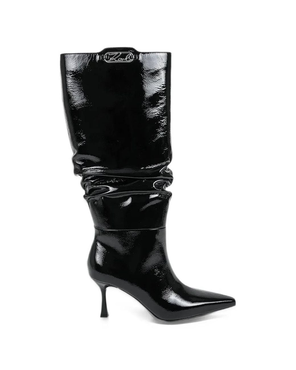 Karl Lagerfeld Black Klarice Boots