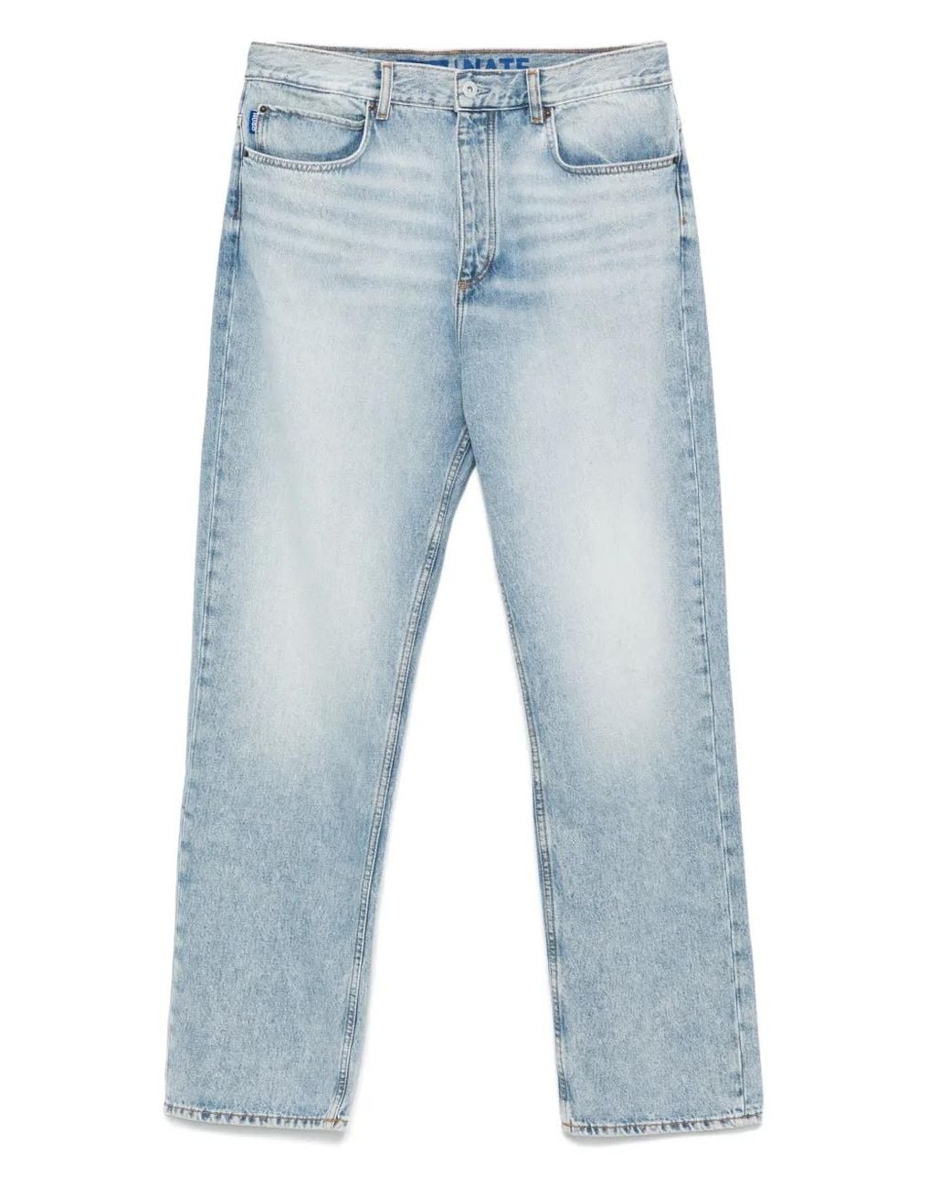 HUGO Blue Straight-Leg Jeans for men