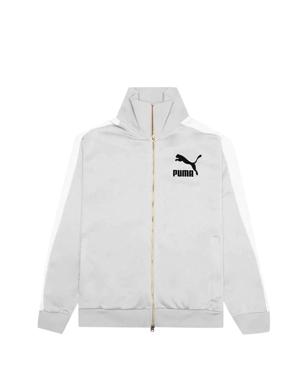 PUMA White The Neverworn T7 Logo-Detail Sweatshirt for men
