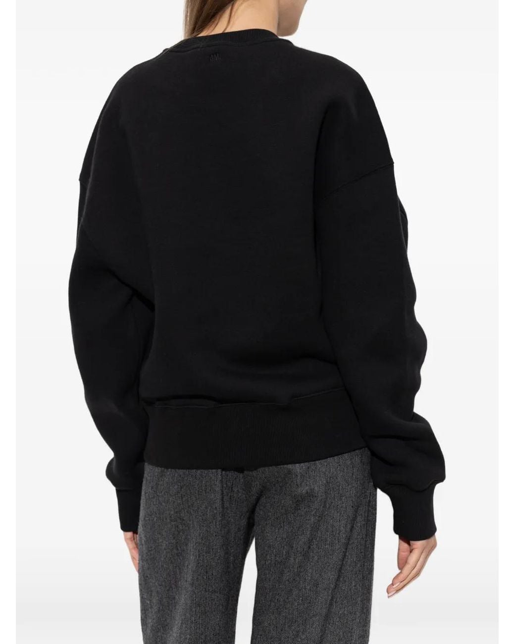 AMI Black Ami De Coeur Sweater