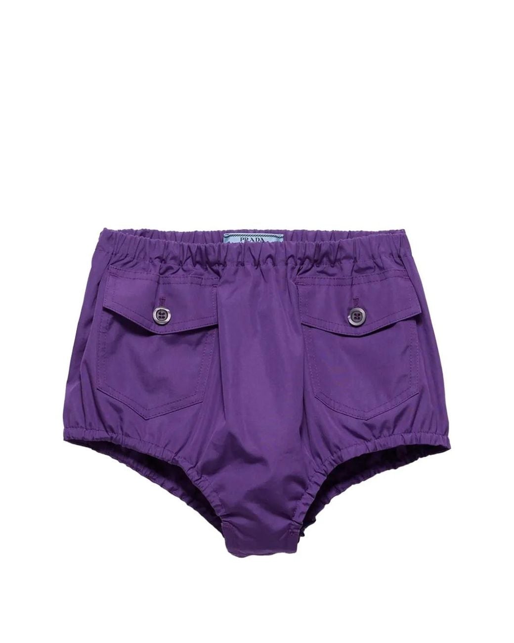 Prada Purple Poplin Shorts