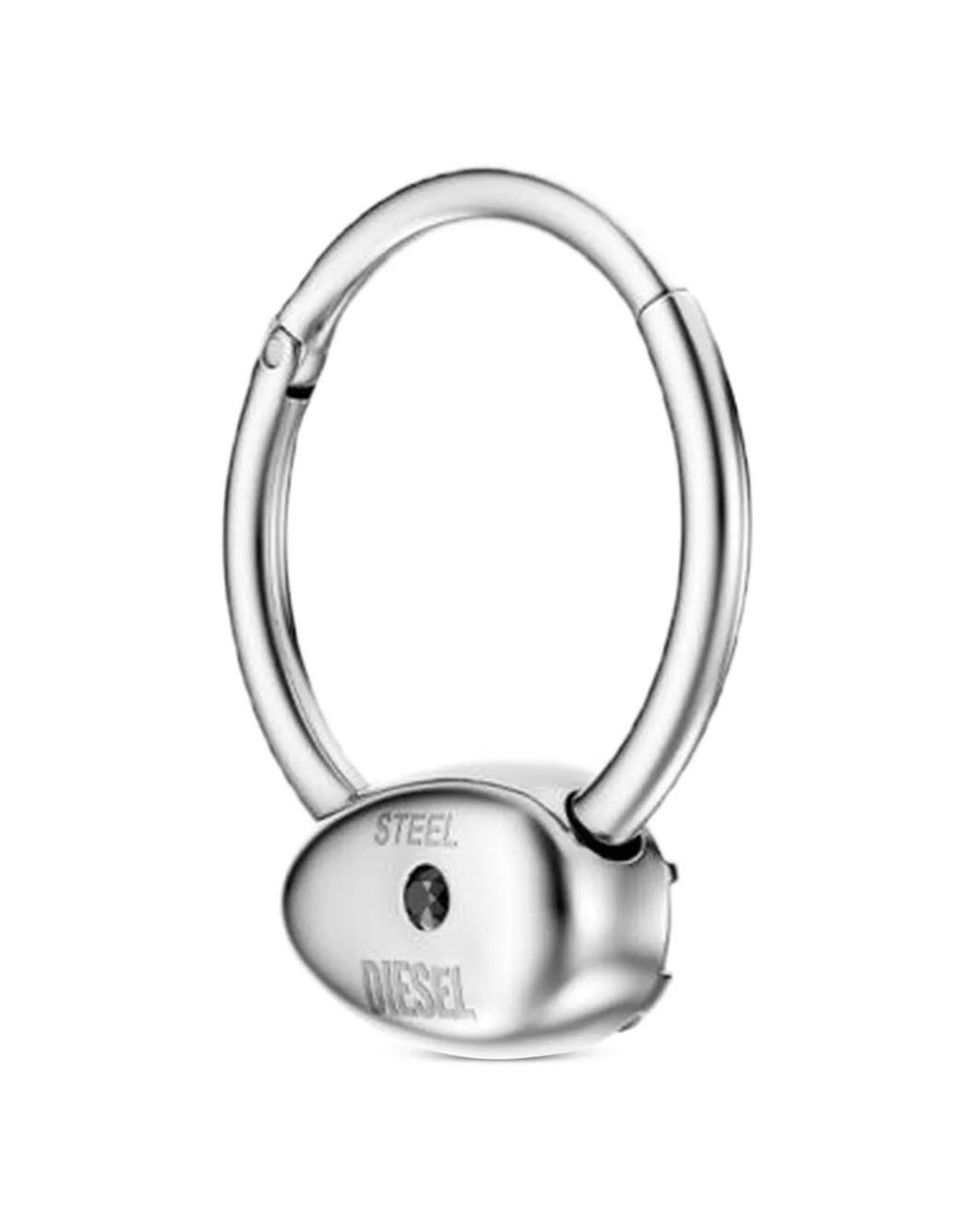 DIESEL Metallic Stainless Steel Septum Body Jewelry