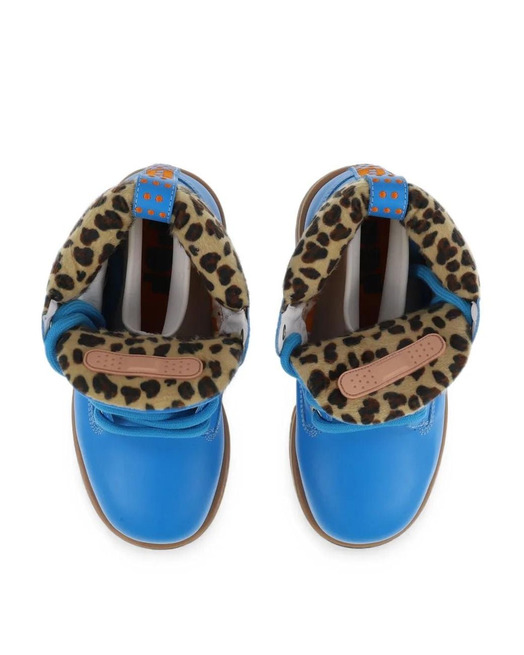 PDF Blue Strada Low Leopard-Print Boots for men