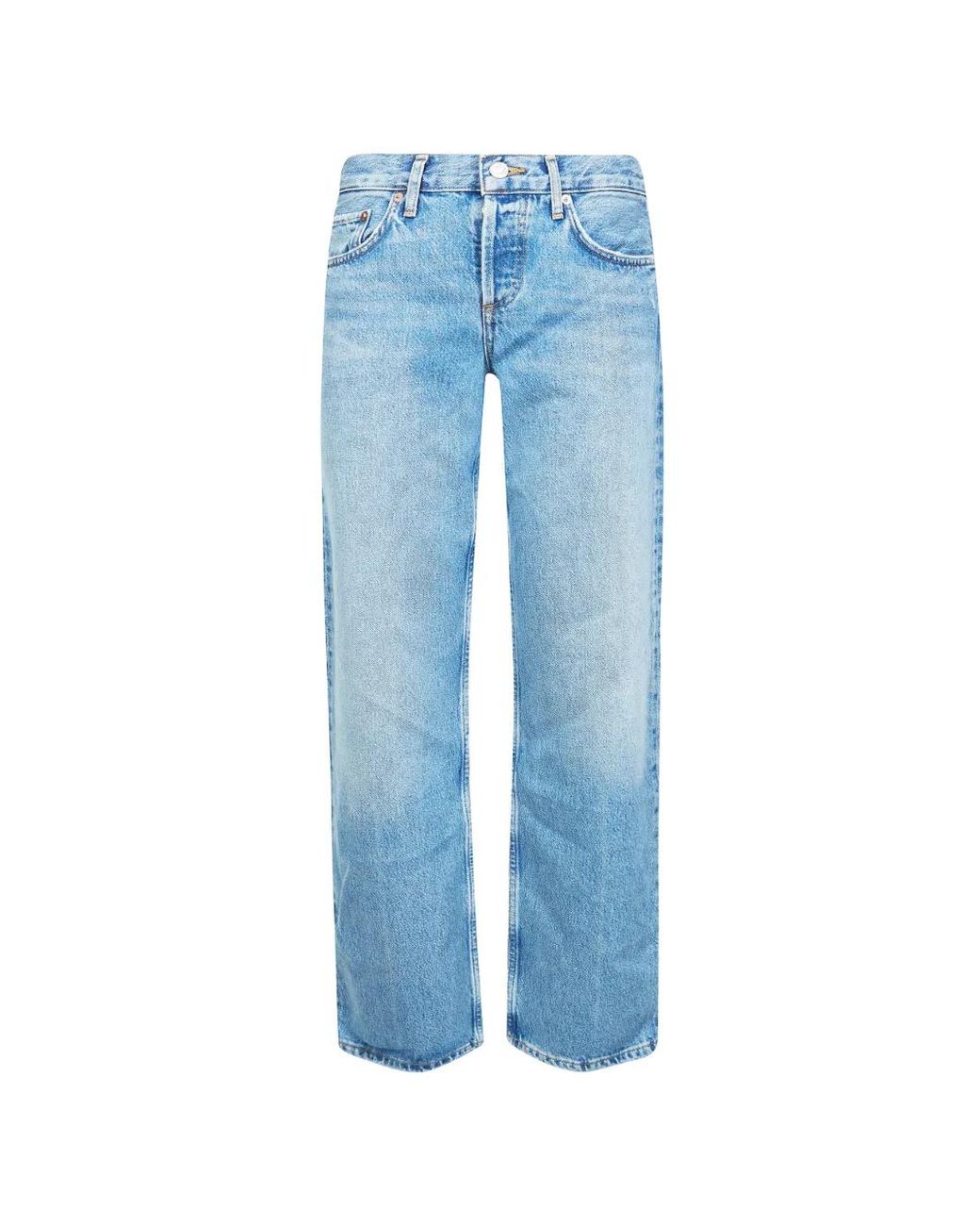 Agolde Blue Five-Pocket Jeans