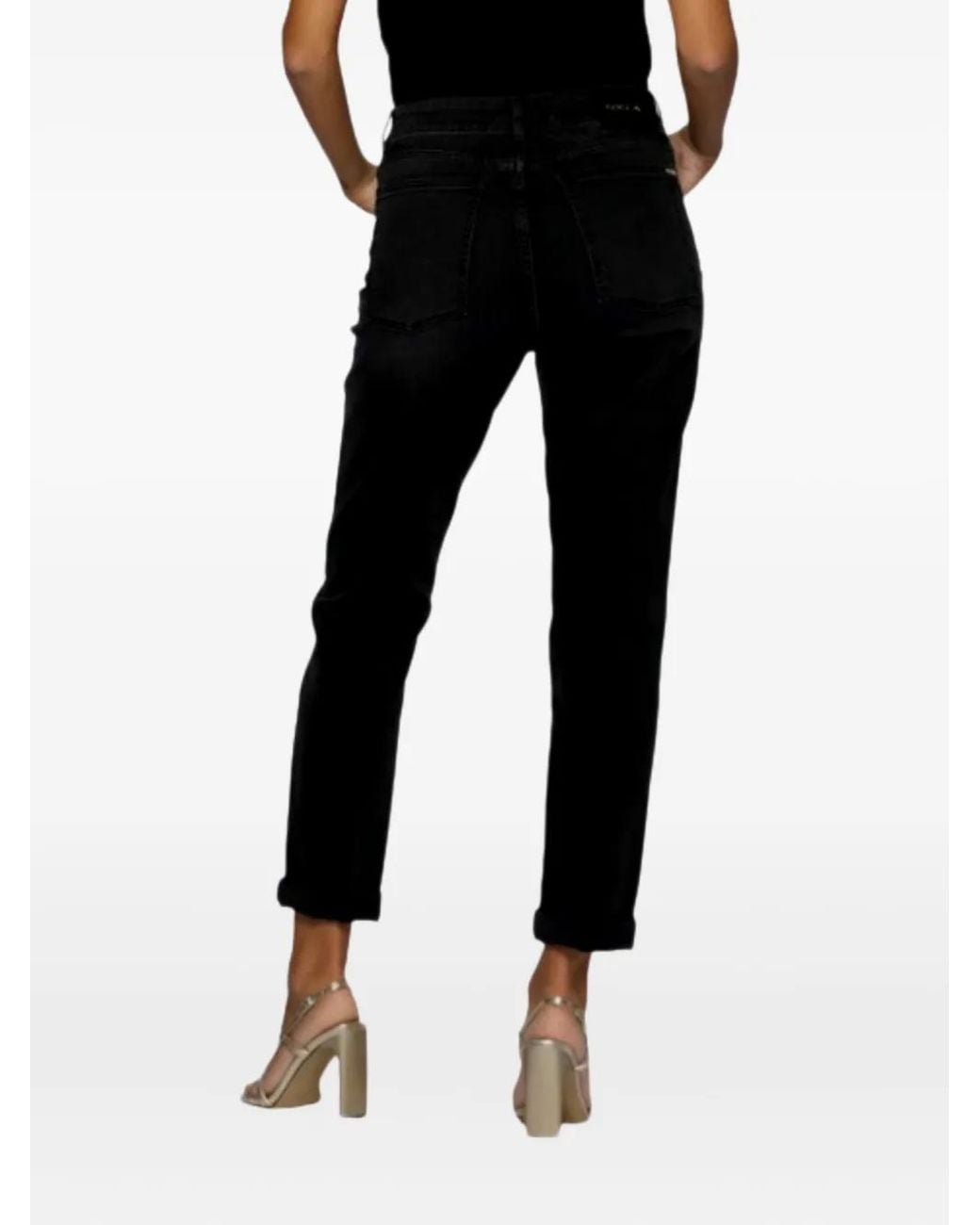 Kocca Black Grant Cropped Jeans