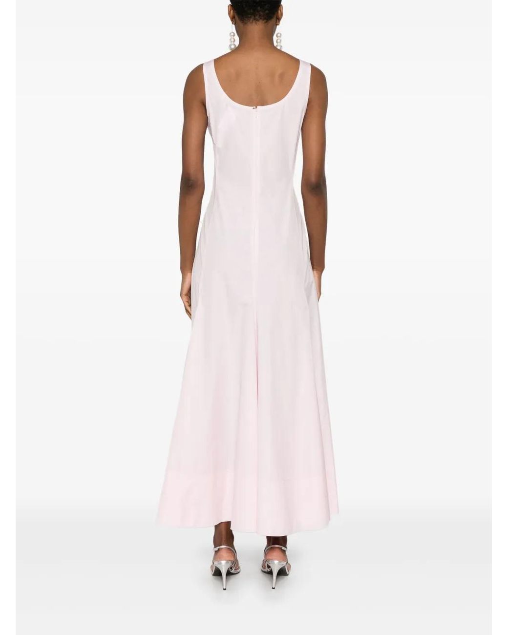 Sportmax Pink Galante Long Dress