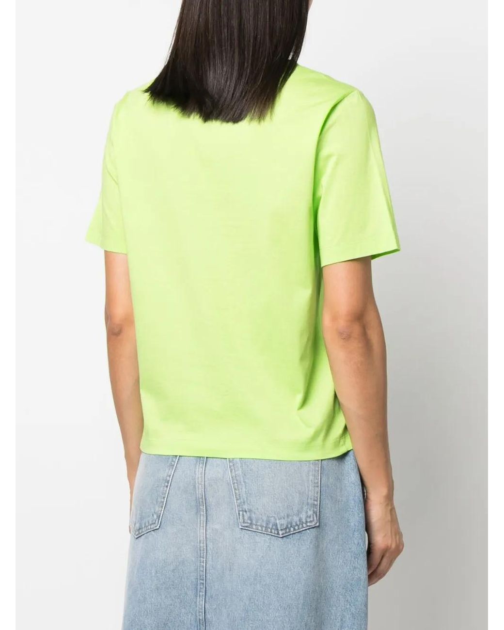 DSquared² Yellow Icon-Print Cotton T-Shirt