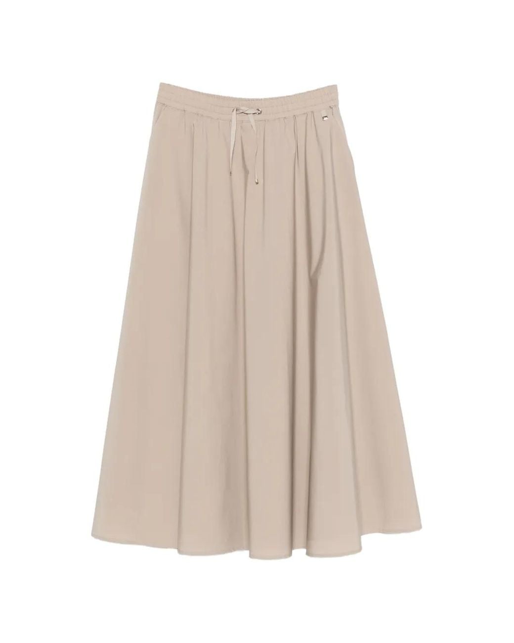 Herno Natural Modal Polyester Elastan Skirt