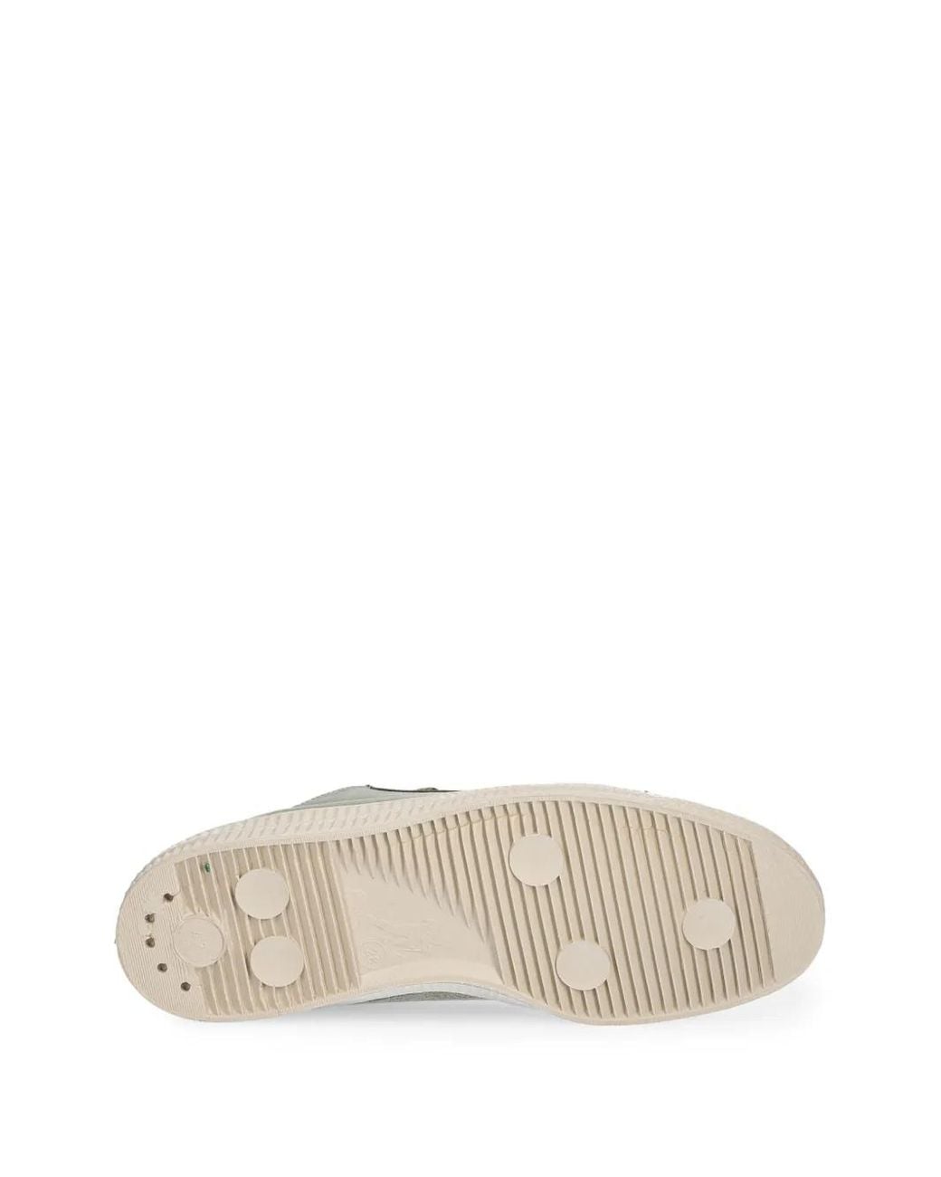 Novesta Green Suede Panelled Sneakers