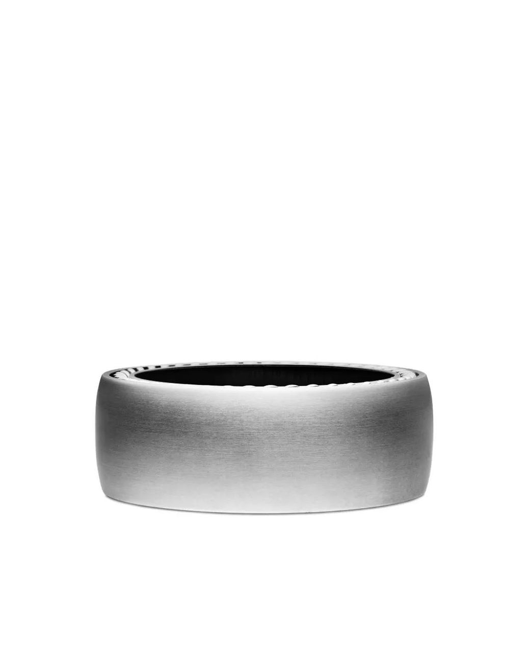 David Yurman White Streamline Band Ring (9Mm) for men