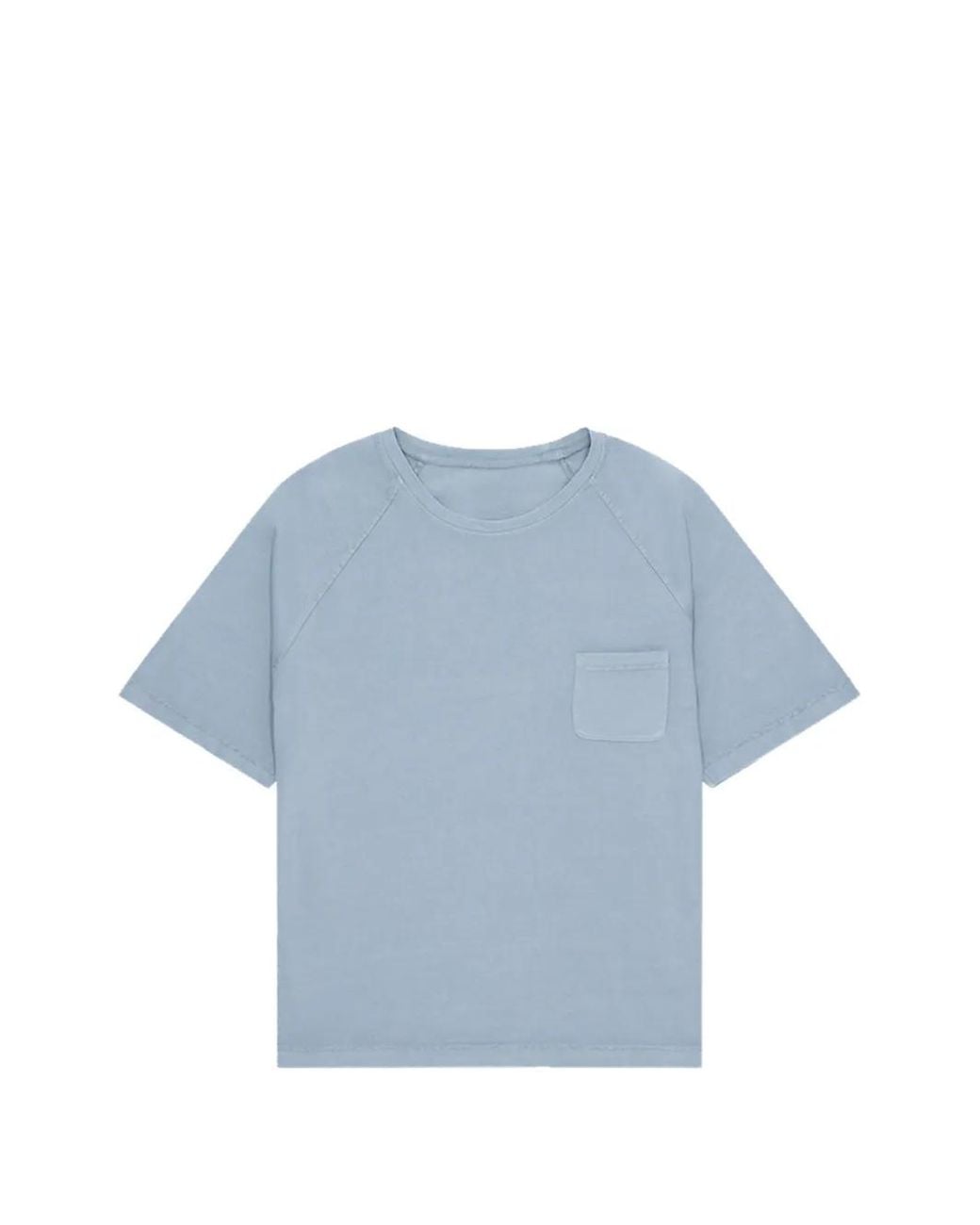 Fortela Blue T-Shirt À Poche Raglan for men