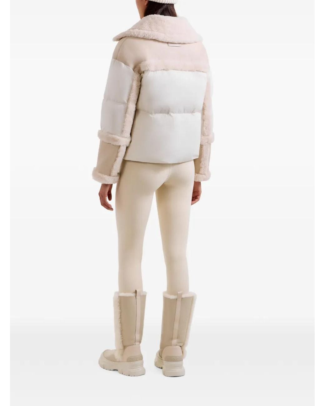 Rudsak Natural Shirley Shearling-Panelled Down Jacket