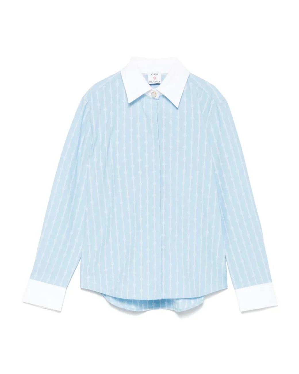 Casablanca Blue Laurel Shirt