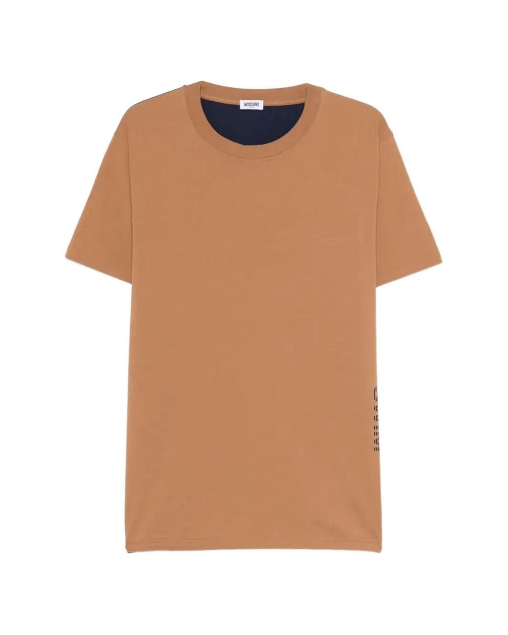 Moschino Orange Crew-Neck T-Shirt for men