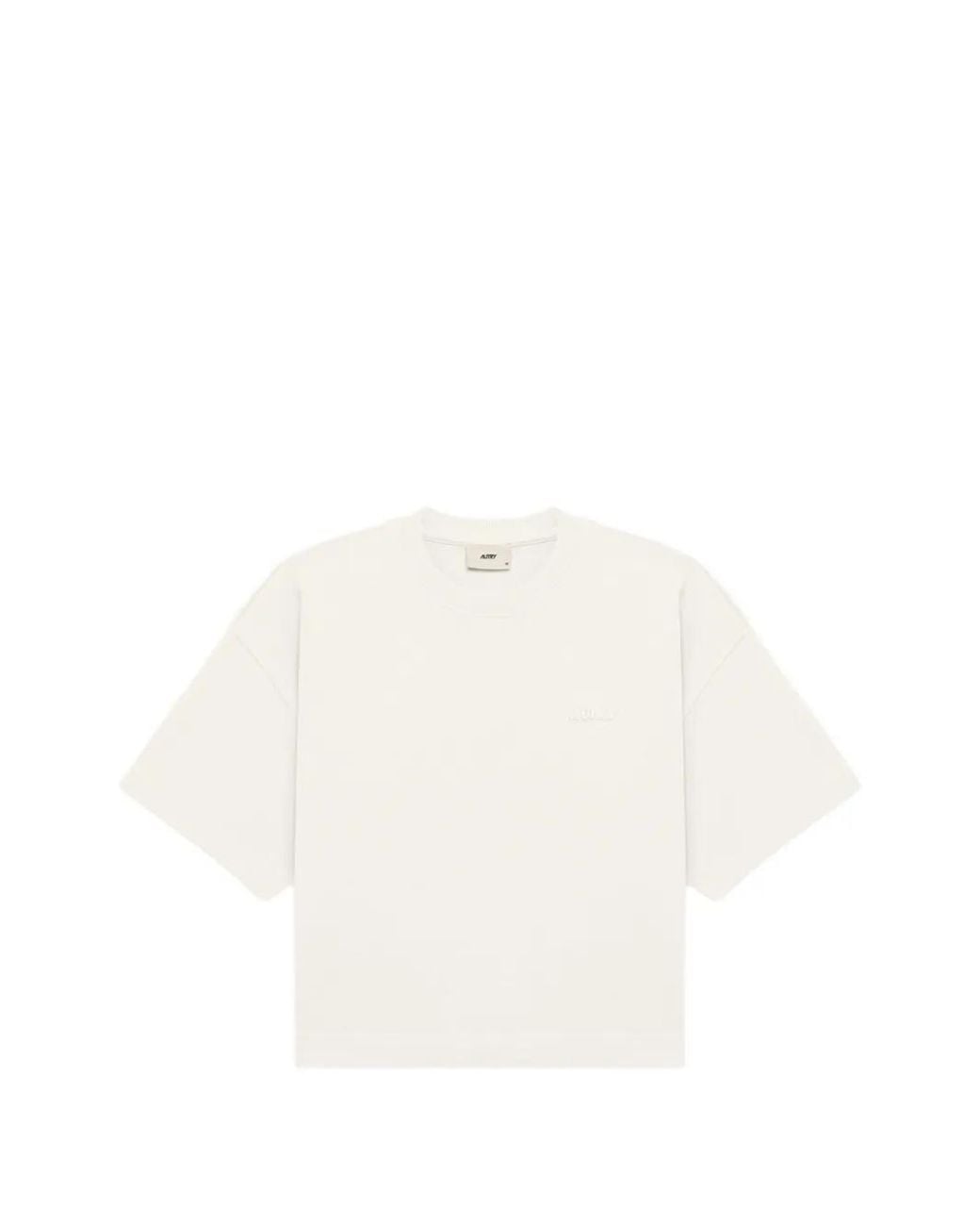 Autry White Logo Boxy T-Shirt