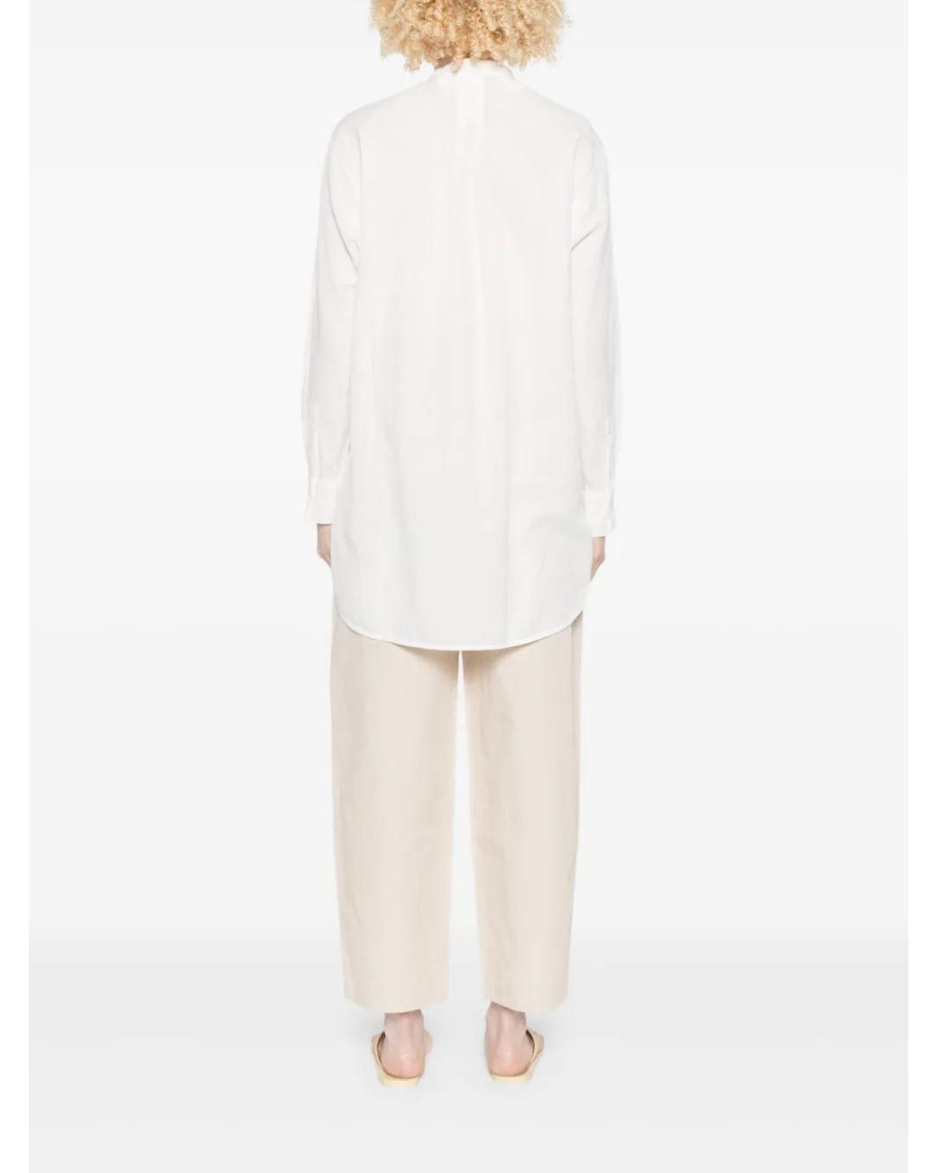 Marc O' Polo White Long-Sleeve Shirt