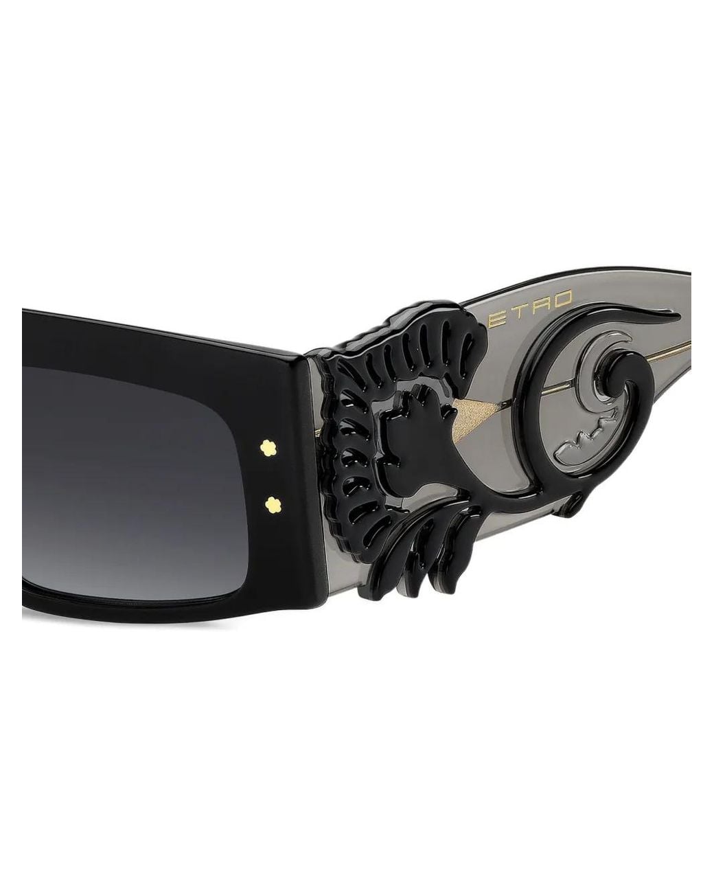 Etro Black Blossom Sunglasses