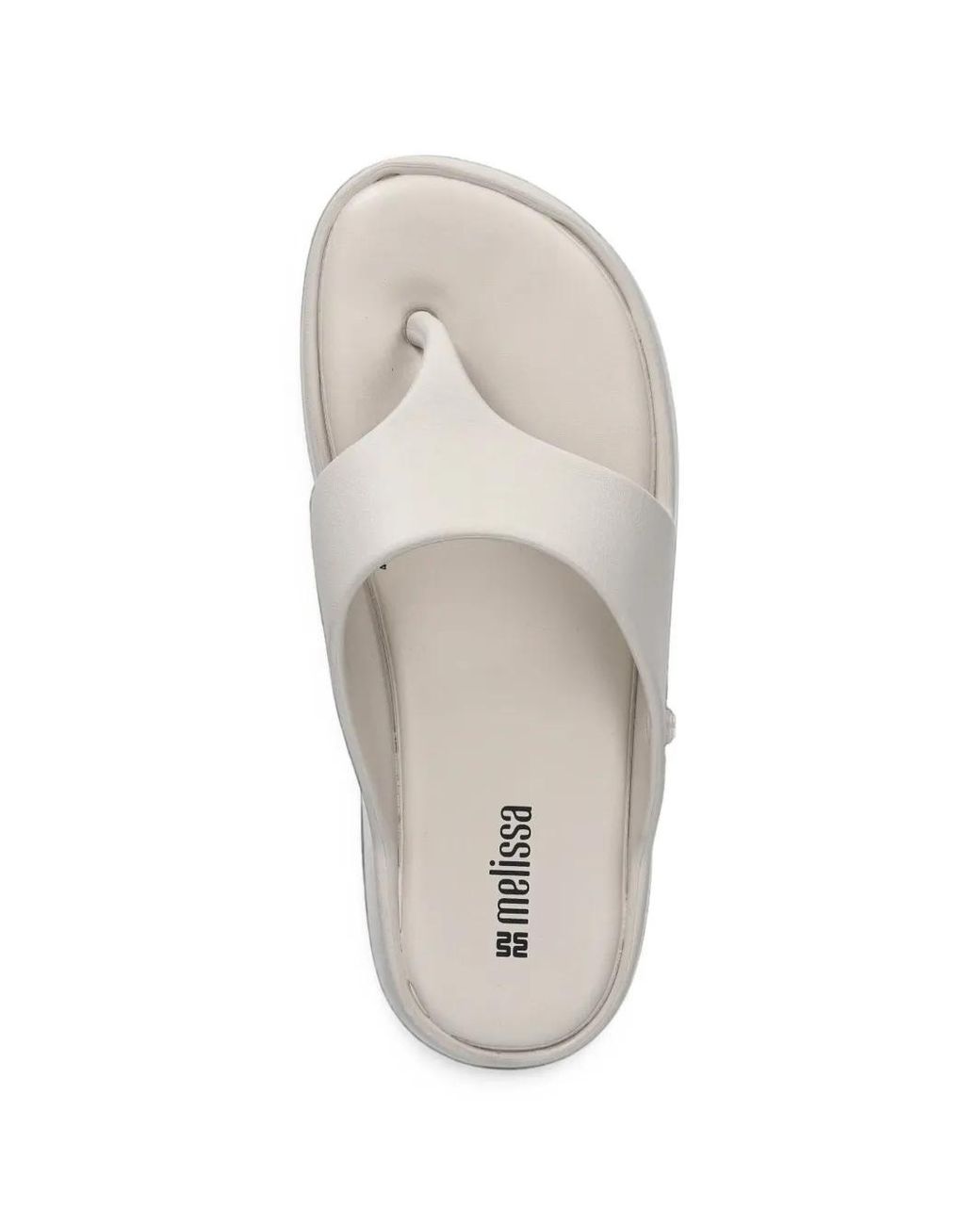 Melissa White Sandales Tongs Free À Plateforme