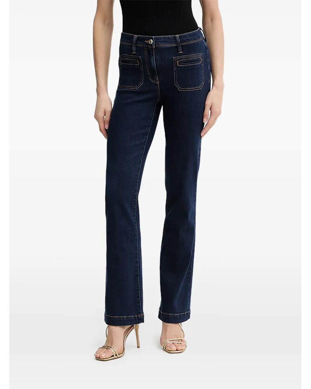 Morgan Blue Polasi Pocket Jeans