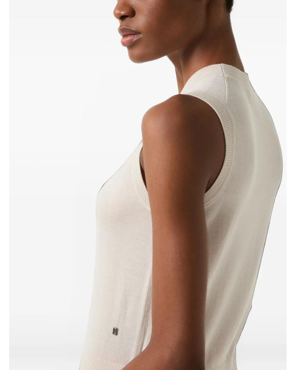 Bogner Natural Isola Knitted Tank Top